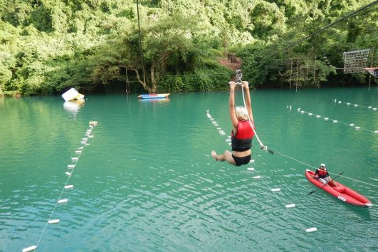 TOUR ĐỘNG THIÊN ĐƯỜNG ZIPLINE SÔNG CHÀY HANG TỐI